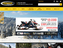 Tablet Screenshot of pioneermotorsport.com